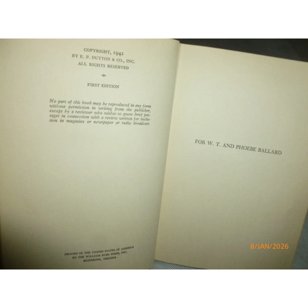 What Price Murder Cleve F Adams 1942 First Edition Hardcover EP Dutton Mystery
